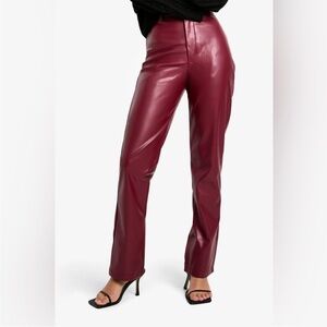 Universal Thread 90’s Baggy Mid Rise Faux Leather Women's Trousers Size 8 | NWT